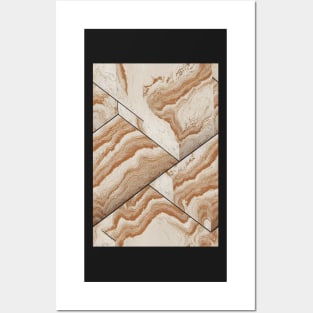 Travertine Stone Pattern Texture #3 Posters and Art